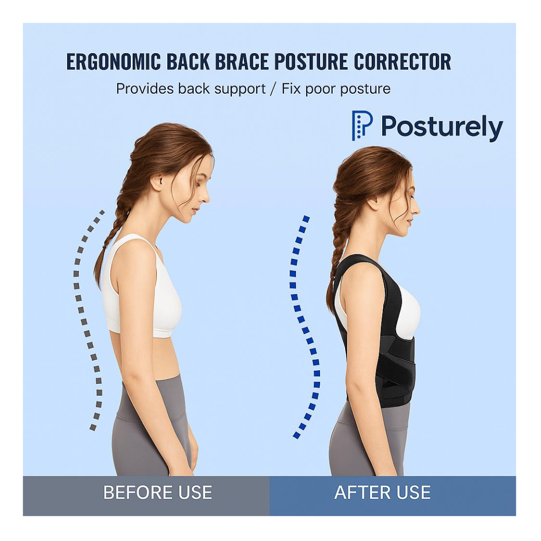 Posturely™ – Advanced Back & Spine Support Brace