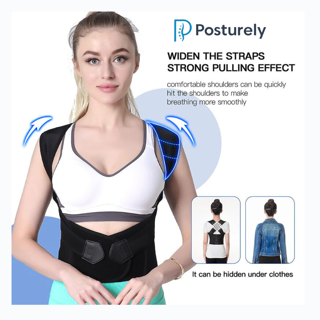 Posturely™ – Advanced Back & Spine Support Brace